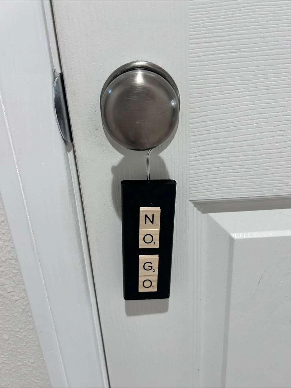 Do Not Disturb Sign With a Twist